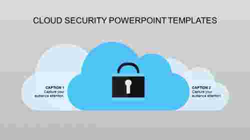 security powerpoint templates-cloud security powerpoint templates-blue